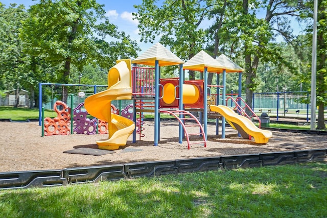 6123 Cypress Way Dr, Magnolia, TX 77354 - community play area featuring fence