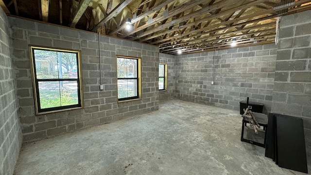 4818 Lake Village Dr, Fulshear, TX 77441 - basement with concrete block wall