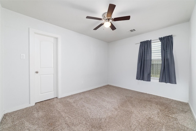 6815 Bardsdale Ct, Rosharon, TX 77583 - carpeted empty room with a ceiling fan and baseboards