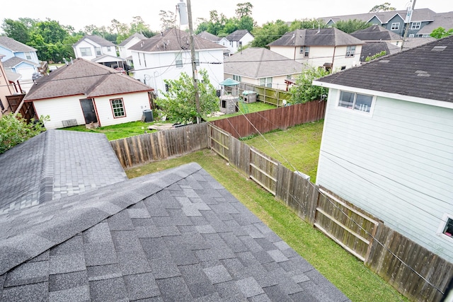 9026 Mcgallion Rd, Houston, TX 77022 - view of patio / terrace with a residential view and cooling unit