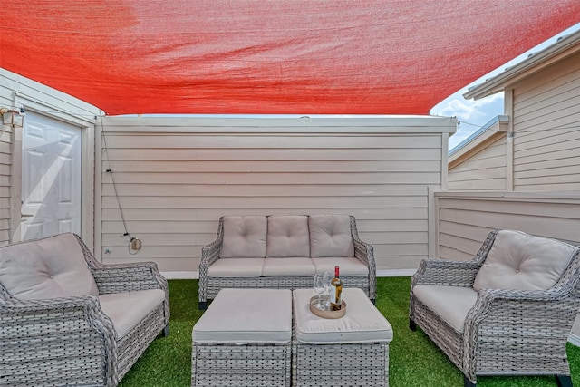 804 Paige St, Houston, TX 77003 - view of patio with outdoor lounge area