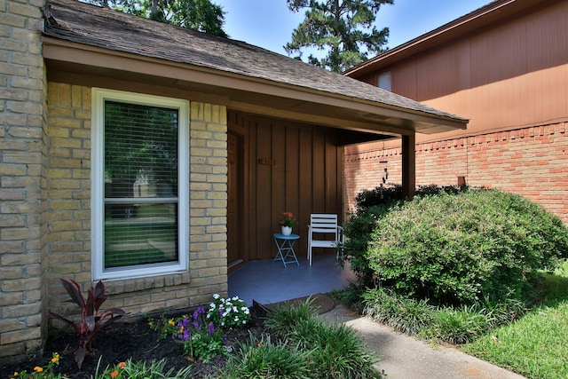 4315 Stallion Brook Ln, Spring, TX 77388 - doorway to property with brick siding