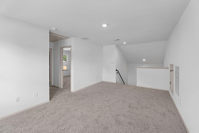 6545 Alexis St, Beaumont, TX 77708 - carpeted empty room featuring attic access, recessed lighting, and baseboards