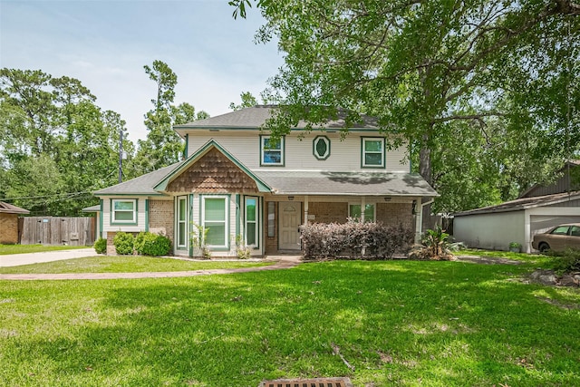 5118 Forest Trl, Baytown, TX 77521 - view of front of home featuring brick siding and a shingled roof