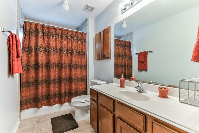1753 Cranston Grove Dr, Dickinson, TX 77539 - bathroom with toilet, vanity, and tile patterned flooring