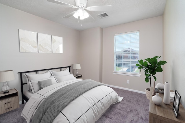 213 Splintered Arrow Dr, La Marque, TX 77568 - carpeted bedroom with baseboards and a ceiling fan