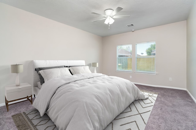 213 Splintered Arrow Dr, La Marque, TX 77568 - bedroom featuring light carpet, baseboards, and ceiling fan