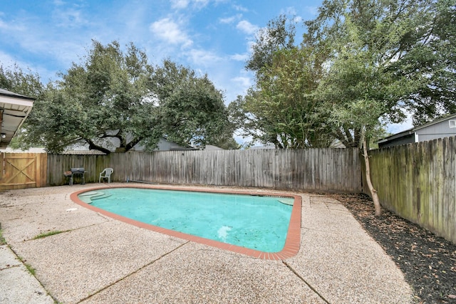 1207 Martingale Ct, Crosby, TX 77532 - view of swimming pool featuring a patio area and a fenced backyard