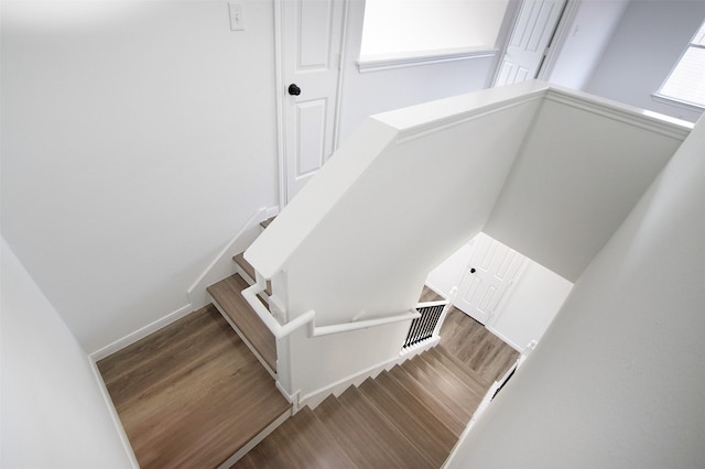 21511 Pepperberry Trl, Spring, TX 77388 - staircase with wood finished floors