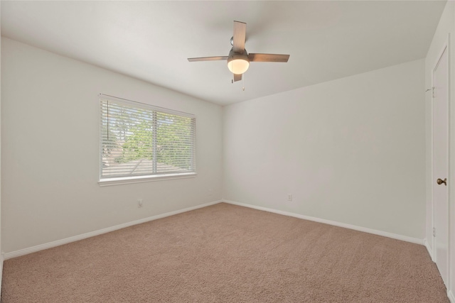 8223 Bairnsdale Ln, Houston, TX 77070 - unfurnished room featuring ceiling fan, carpet floors, and baseboards