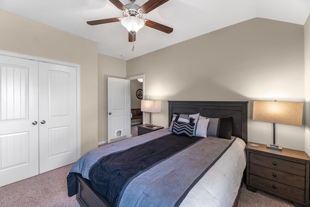 20735 Cactus Lake Ln, Richmond, TX 77407 - carpeted bedroom featuring a closet and ceiling fan
