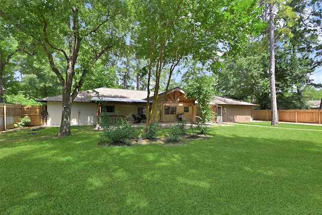 13111 Oak Plaza Dr, Cypress, TX 77429 - view of yard featuring a patio