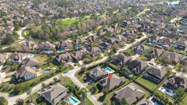 18 Homed Lark Pl, Spring, TX 77389 - aerial overview of property's location featuring nearby suburban area