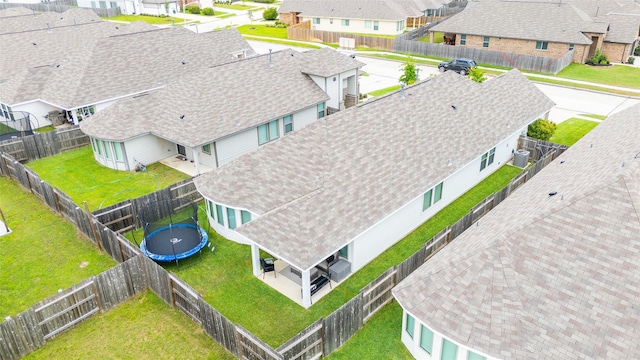 aerial perspective of suburban area