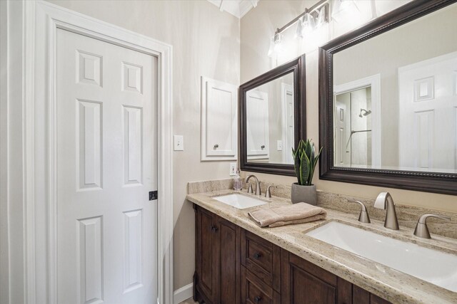 51 Dartmoor Ct, Sugar Land, TX 77479 - full bathroom featuring double vanity