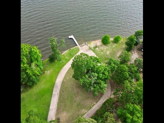 606 County Road 1947, Yantis, TX 75497 - aerial view of property's location with a nearby body of water
