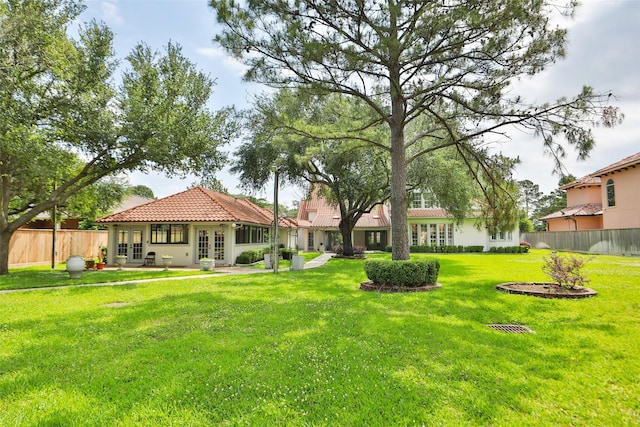 4603 Joyce Blvd, Houston, TX 77084 - view of yard featuring french doors