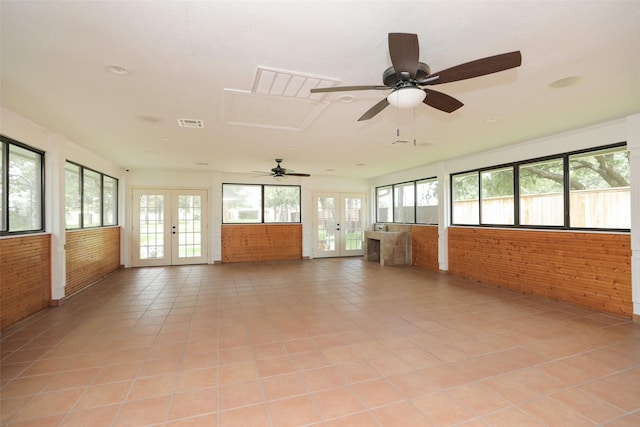 4603 Joyce Blvd, Houston, TX 77084 - unfurnished sunroom featuring french doors and healthy amount of natural light