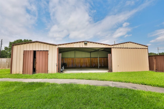 4603 Joyce Blvd, Houston, TX 77084 - view of pole building with a carport