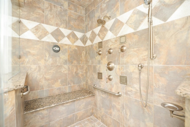 4603 Joyce Blvd, Houston, TX 77084 - bathroom featuring tiled shower