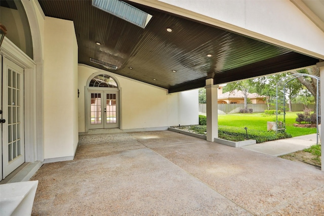 4603 Joyce Blvd, Houston, TX 77084 - view of patio featuring french doors