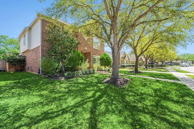 11018 Jadestone Creek Ln, Cypress, TX 77433 - view of side of property with brick siding