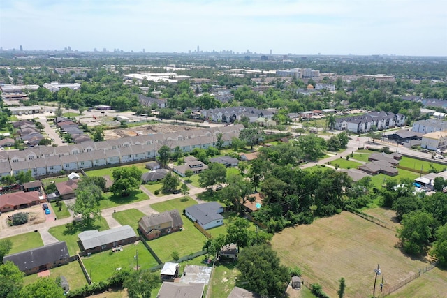 127 E Thornton Rd, Houston, TX 77022 - aerial overview of property's location with nearby urban area