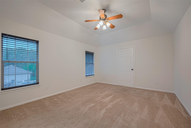 5918 Pendelton Place Dr, Sugar Land, TX 77479 - empty room with light carpet, baseboards, and a ceiling fan