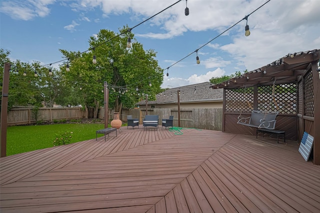 5918 Pendelton Place Dr, Sugar Land, TX 77479 - view of wooden terrace