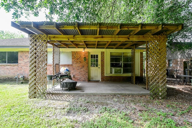 12618 Foxburo Dr, Houston, TX 77065 - view of patio with fence