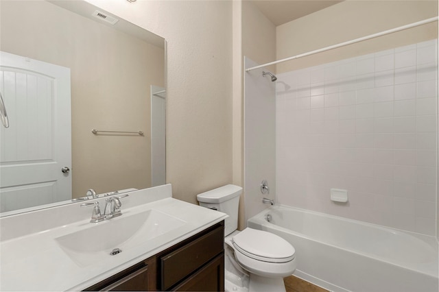 1938 Honey Laurel Dr, Conroe, TX 77304 - full bathroom with toilet, vanity, and  shower combination