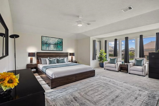 9001 Cimarron River Ln, Magnolia, TX 77354 - carpeted bedroom with ceiling fan