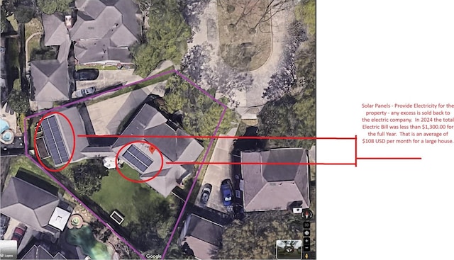 7907 Gulf Isle Ct NE, Houston, TX 77095 - aerial view