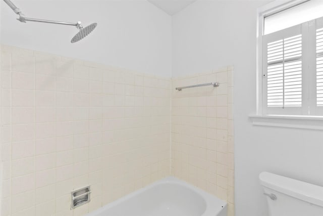12939 Westhorpe Dr, Houston, TX 77077 - full bath featuring healthy amount of natural light, toilet, and shower / bath combination