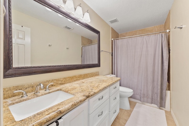 18206 Noble Forest Dr, Humble, TX 77346 - bathroom with vanity, toilet, and shower / bath combo with shower curtain