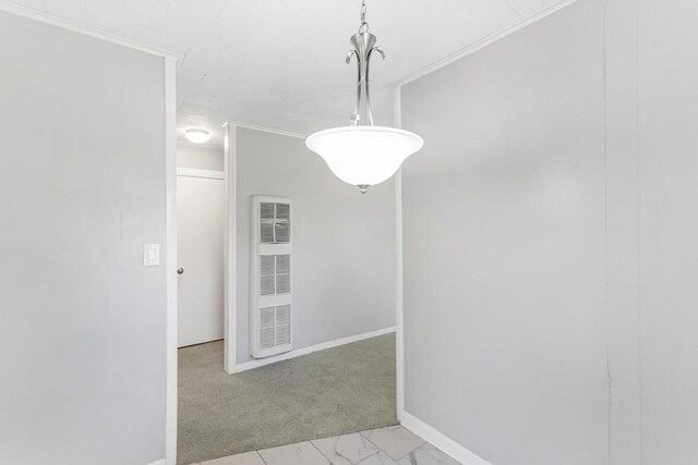1202 13th St N, Texas City, TX 77590 - unfurnished room featuring a heating unit, baseboards, and light carpet