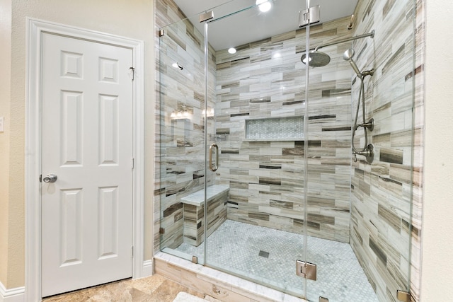 4510 Hazelton St, Houston, TX 77035 - bathroom featuring a stall shower