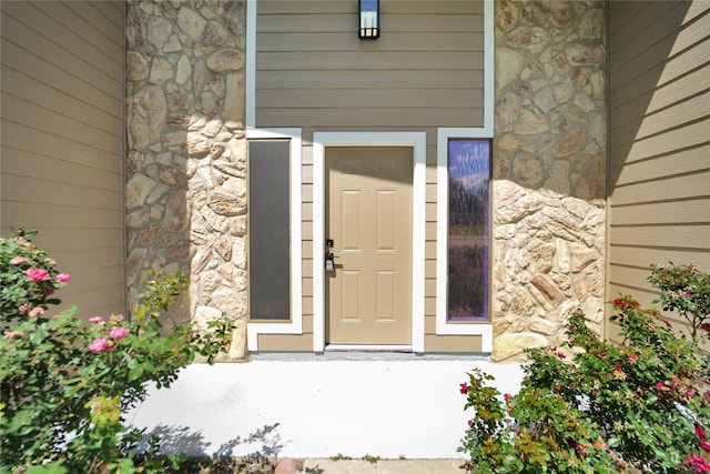 964 Lake View Dr, Montgomery, TX 77356 - property entrance with stone siding