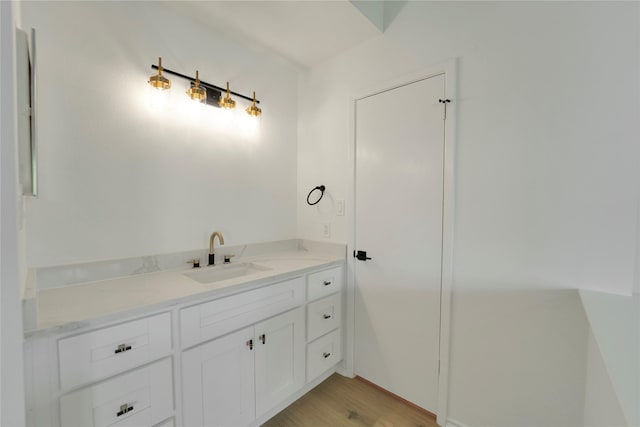 964 Lake View Dr, Montgomery, TX 77356 - bathroom with wood finished floors and vanity