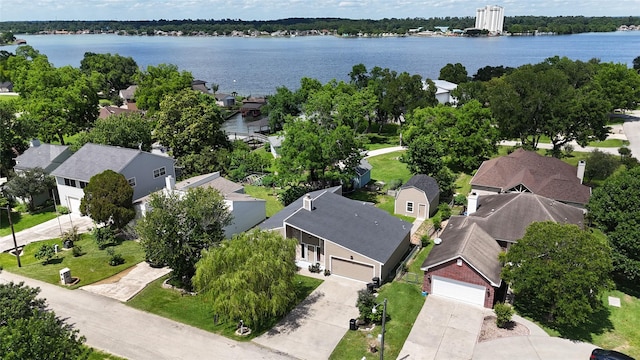 964 Lake View Dr, Montgomery, TX 77356 - aerial view of residential area with a large body of water