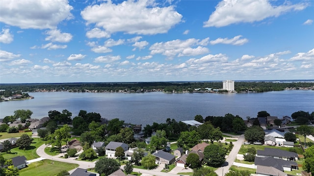 964 Lake View Dr, Montgomery, TX 77356 - aerial view of residential area featuring a large body of water
