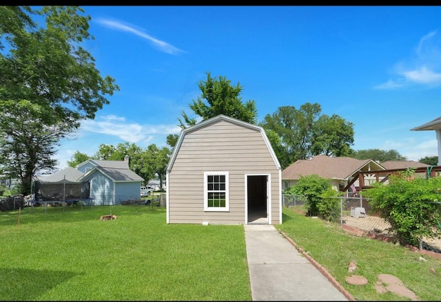 964 Lake View Dr, Montgomery, TX 77356 - view of outbuilding featuring a trampoline