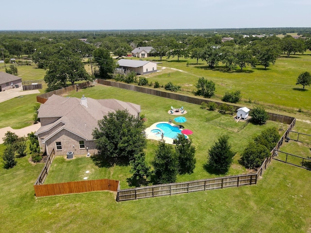 18084 Morning Dove Cir, College Station, TX 77845 - bird's eye view of a pool area