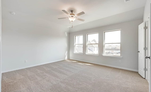 2007 Sunflower Ct, Sugar Land, TX 77498 - carpeted spare room featuring ceiling fan, baseboards, and a smoke detector