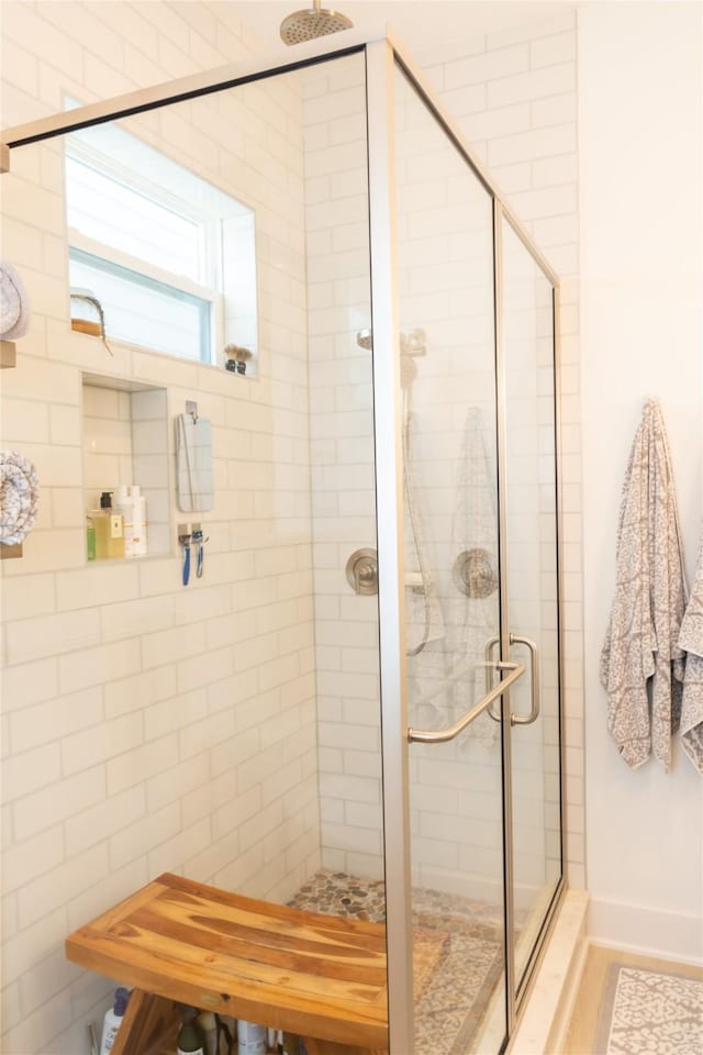 29 Cmdr Runco Ln, Taylor Lake Village, TX 77586 - bathroom featuring a stall shower