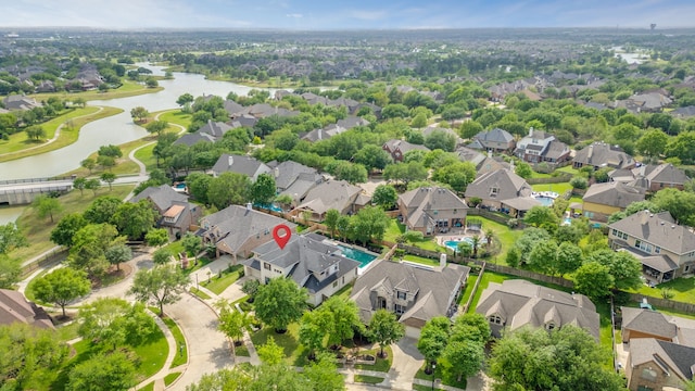 12011 Charlottes Bequest Cir, Cypress, TX 77433 - aerial perspective of suburban area featuring a nearby body of water