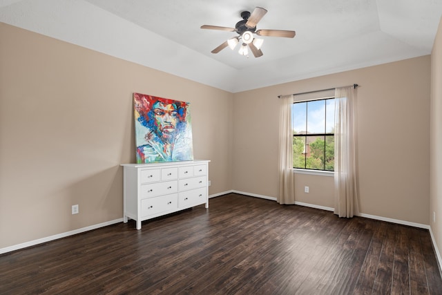 12011 Charlottes Bequest Cir, Cypress, TX 77433 - empty room featuring hardwood / wood-style flooring, ceiling fan, and baseboards