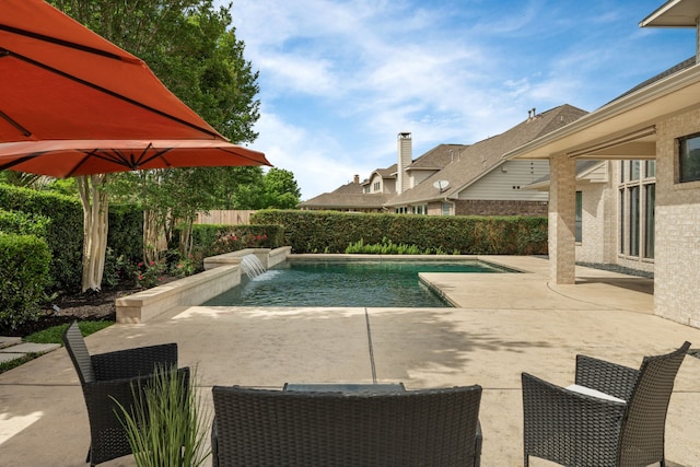 12011 Charlottes Bequest Cir, Cypress, TX 77433 - view of pool featuring a patio area and a fenced backyard