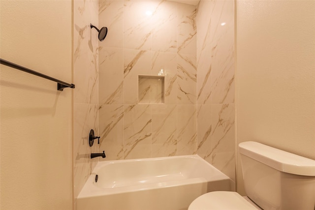 14606 W 6th St, Santa Fe, TX 77517 - bathroom featuring toilet and shower / bath combination