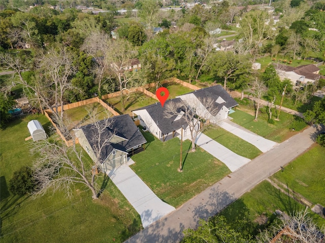 14606 W 6th St, Santa Fe, TX 77517 - drone / aerial view